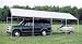 King Canopy 10 x 27 ft Gray Powder Coated Frame Canopy