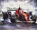Poster Formular One - Ferrari Formel 1 Michael Schumacher Rennsport Motorsport - Miniposter - Größe 40 x 50 cm