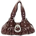 Parinda Cosmos Croco Embossed Handbag - Mocca