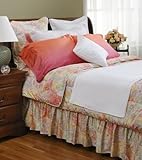 Lauren by Ralph Lauren Bedding Jamaica Coral Pink Paisley Twin Bedskirt