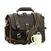 A Dark Coffee Brown Leather Briefcase, Backpack, Handbag "They'll Fight Over When You're Dead"