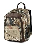 Camo Leather Look Backpack