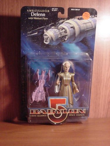 Babylon 5 Ambassador Delenn (Bone Head)6in Figure w/ Minbari Flyer