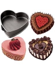 Single Detail Page Misc: New Wilton 4" Non-Stick HEART SPRINGFORM PAN Valentines Day
