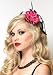 Leg Avenue A1685 Blossom Fascinator Hair Clip With Feather Accent (Hot Pink;One Size)