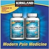 Kirkland Signature Ibuprofen 200mg,500-Count, (Pack of 2)