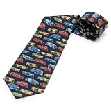 Wicked Art car print tie