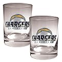 San Diego Chargers Rocks Glass Set - Clear