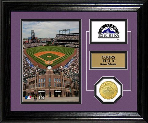 Highland Mint MLB Colorado Rockies Coors Field Desktop Photo Mint