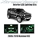 XtremeVision Hummer H3 2005-2010 (15 Pieces) Green Premium Interior LED Kit Package + Installation Tool