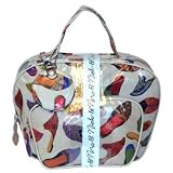 Nick & Nora Moroccan Slippers Essential Satchel Set 2 Bags + Compact Mirror
