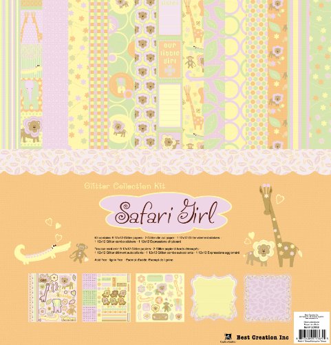Best Creation 12-Inch by 12-Inch Glitter Collection 