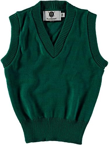Blueberry Knitting V-Neck Unisex Sweater Vest