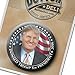 Donald Trump 2024 Button - 3 inch Black Border Photo Pin Metal Construction