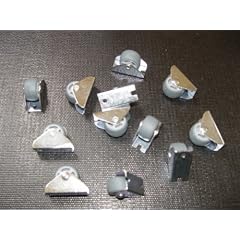 12 Bettkastenrollen Bockrollen Minirollen 29mm hoch