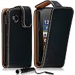Housse coque �tui fond antid�rapant pour Samsung Galaxy Y S5360 couleur noir + mini stylet + film �cran