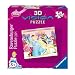 Ravensburger 09123 - Disney Princess: Tanzende Prinzessinnen - 3D Vision Line 80 Teile Puzzle
