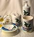 Pink Flamingo 4 Pc Bathroom Set