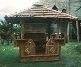 Bamboo Gazebo 5ft x 5ft with Cogon Roof