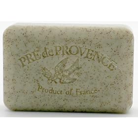 Pre de Provence Soap, Honey Almond, 8.8 -Ounce Cello Wrap
