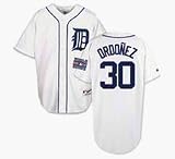 Magglio Ordonez Detroit Tigers Authentic Home Jersey, With #30 (Size 56) from Majestic Athletic
