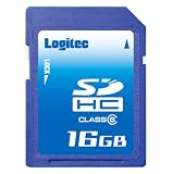 Logitec SDHC�������J�[�h 16GB class6 LMC-FSDH16GC6/