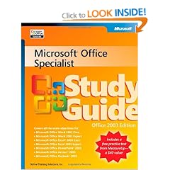 Office Specialist Study Guide Book/CD Package (Epg-Other)
