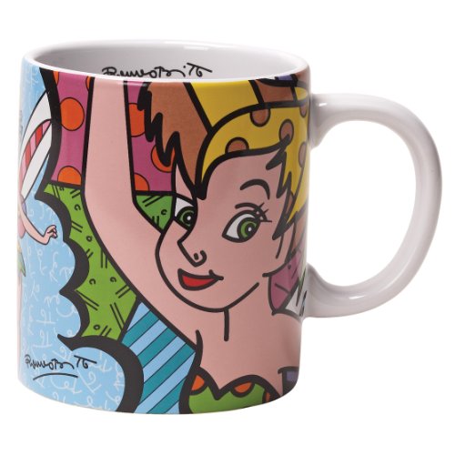 Disney by International Artist Romero Britto for Enesco Tinker Bell Mug 4.25 IN