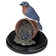 Summertime Bluebird Backyard Sculpture