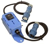 as - Schwabe 60744 MIXO Stromz&auml;hler, balu, MID geeicht, CEE 230V / 16A / 3polig, 3m H07RN-F 3G2,5, IP44 Gewerbe, Baustelle