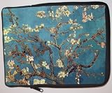 Van Gogh Almond Blossoms Design Laptop Sleeve - Note Book sleeve - Apple iPad - Apple iPad 2 - Apple iPad 3 - Android sleeve - can be used for for Fujitsu, Kindle, Samsung, Dell, Acer, ASUS Eee PC, Gateway, HP, Sony, Compaq, IBM, Mac, Sharp, Toshiba models - Unisex - Ideal gift for all occassions!