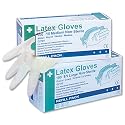 Safety First-Aid Latex Gloves Disposable Large [Pack 100]