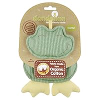 Dandelion Organic Toy Rattle, Frog