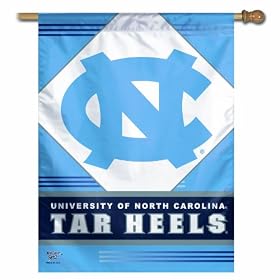 NCAA North Carolina Tar Heels 27-by-37 inch Vertical Flag