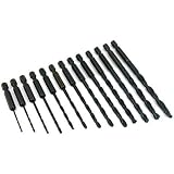 13 HSS Hex Drill Bits Jewelers Drilling Metalworking