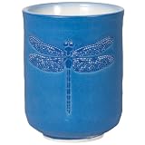 Large Dragonfly Blue Cup