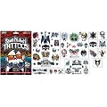 Skull Nation girls / boys temporary tattoos  - 50+ tattoos in each pack
