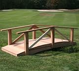 10' Cedar Pearl River Garden Bridge (Natural) (28