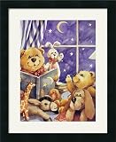 Teddy Bear Storytime Framed Art Print by Jerianne van Dijk,18.2 in. x 22.2 in. Framed