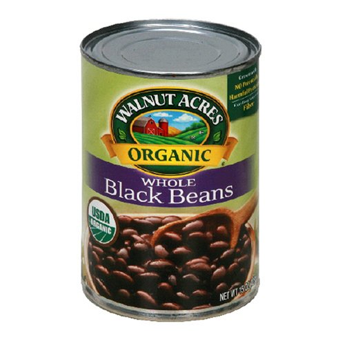 Walnut Acres Organic Beans, Black Beans , 15 Ounce Cans (Pack of 12)