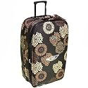 Large 28 Inch Lightweight Expandable Suitcase (Black)