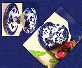 Blue Willow Faux Door Knob