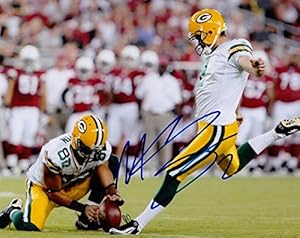 Mason Crosby Autographed / Hand Signed Green Bay Packers 8x10 Photo