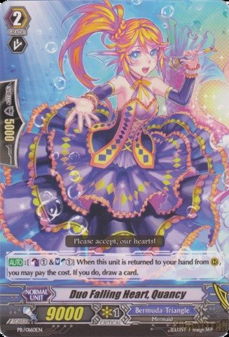 Cardfight!! Vanguard TCG - Duo Falling Heart, Quancy (PR/0160EN) - Cardfight! Vanguard Promos