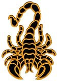Skorpion Backpatch Rueckenaufnaeher Biker Weste Kleidung Kutte Scorpion ca. 20 x 28 cm