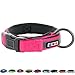 Pawtitas Lumberjack Padded Martingale Collar for Dogs | Soft Neoprene Dog Collar for Your pet's Comfort Made with Reflective Band for Maximum Visibility | Fits Small and Large Pets - Large Pink