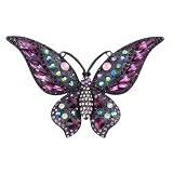 Large 3.5 Colored Butterfly Crystal Brooch Pin Fashion Jewelry