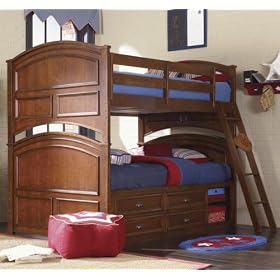 Deer Run Full Over Fl Bunk Bed 73hx80w Dark Brown by Home Decorators Collection
