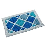 Colour Block Blue Bathmat & Sets