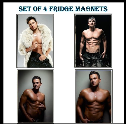 SATZ VON 4 PETER ANDRE Kühlschrankmagnete – PA001